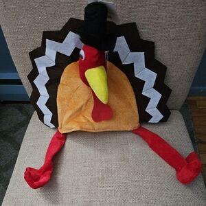 Kids Turkey - Pumpkin And Corn Cob Hat Costumes. Sold as Set Of 3